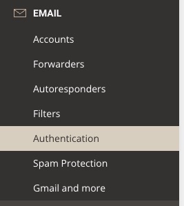 e-mail authentication