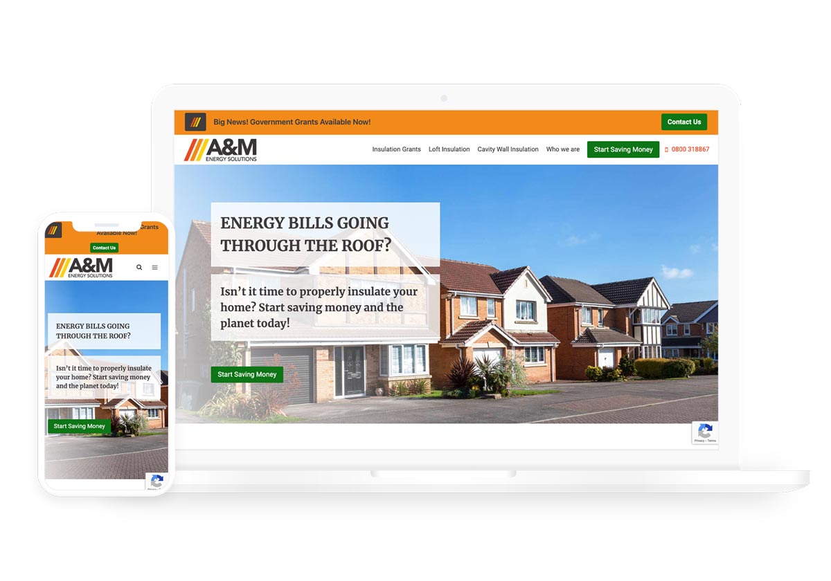 Portfolio page featured image mockup amenergy
